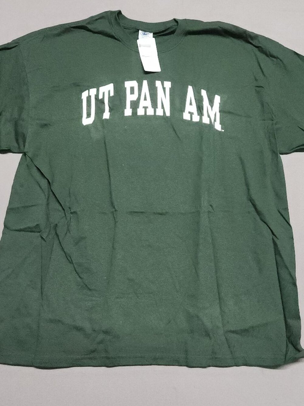 New Agenda Ut Pan Am T-Shirt 2XL 100% Cotton Adult Dark Green Made Honduras 133